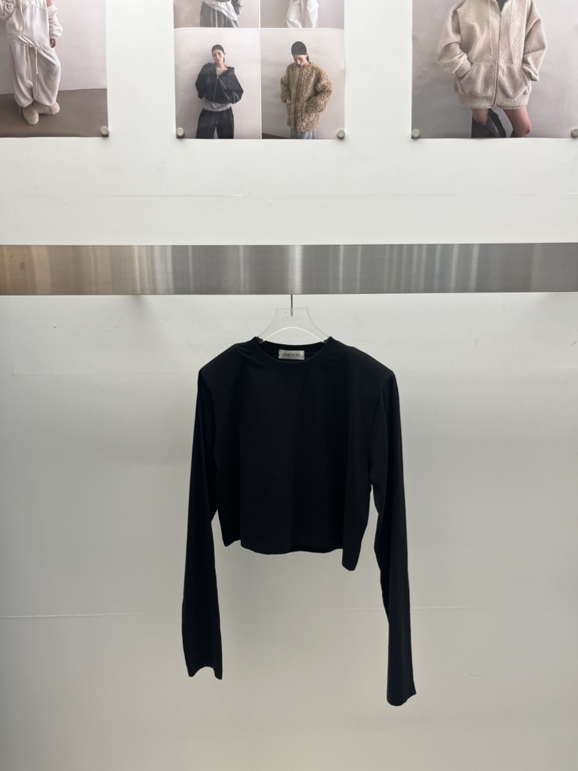 AMOOD韓國代購女士新品休閑時尚熱賣真品人氣26春夏長袖T恤AMOOD長袖T恤圖色3