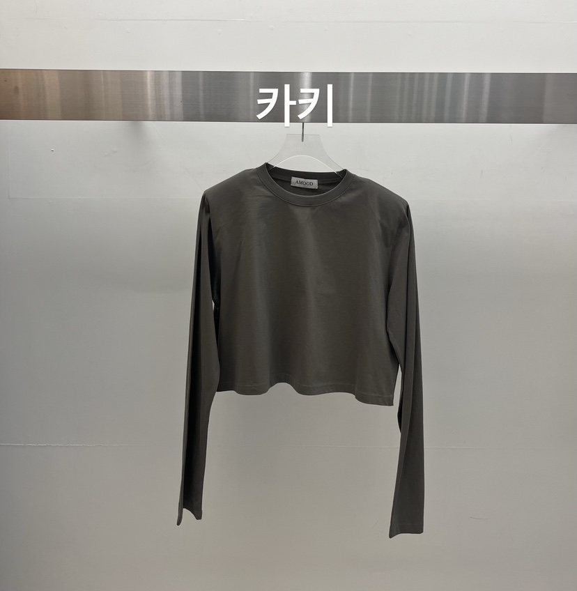 AMOOD韓國代購女士新品休閑時尚熱賣真品人氣26春夏長袖T恤AMOOD長袖T恤圖色4