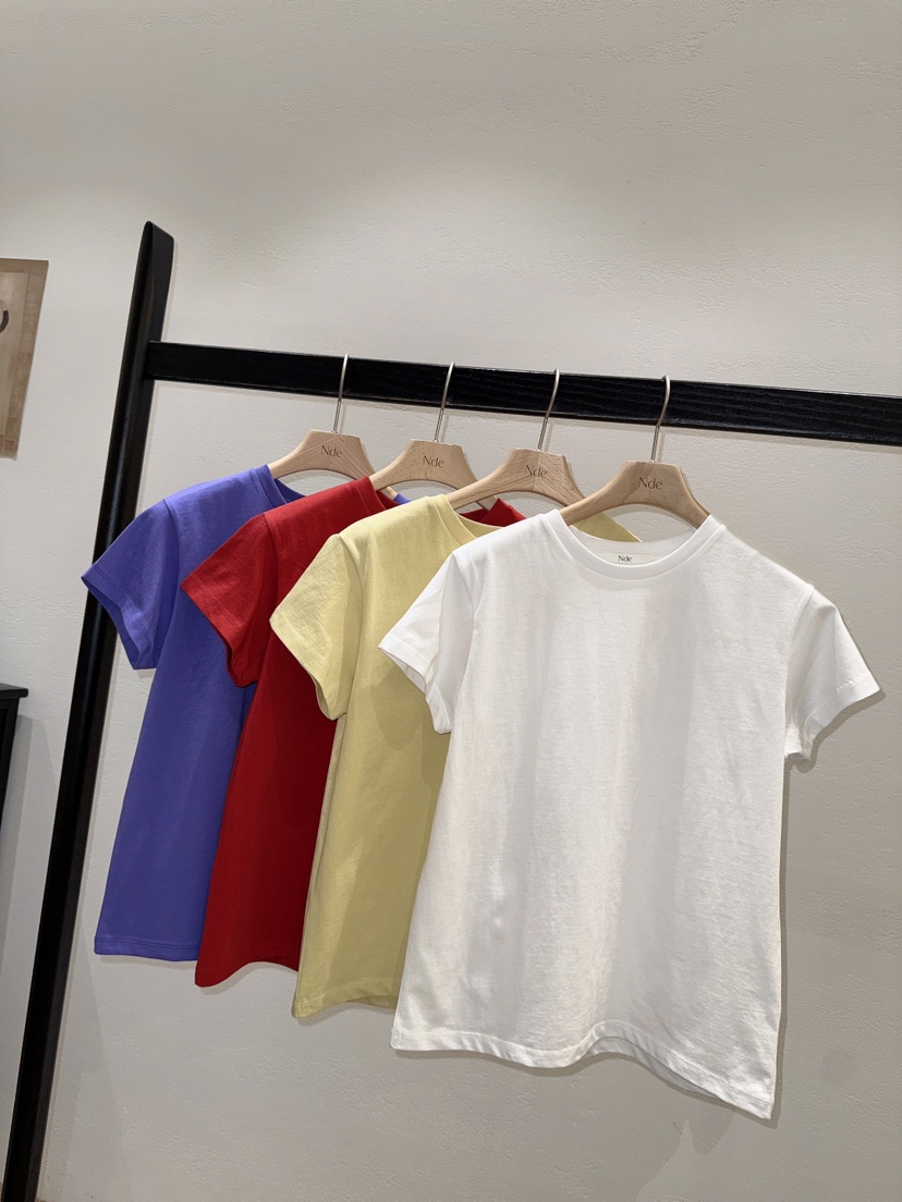 NDE韓國代購女士新款休閑時尚推薦真品26春夏人氣職業T恤BOHEME_NDET恤