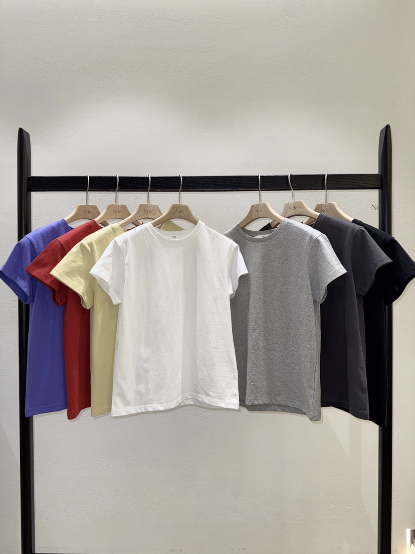 NDE韓國代購女士新款休閑時尚推薦真品26春夏人氣職業T恤BOHEME_NDET恤