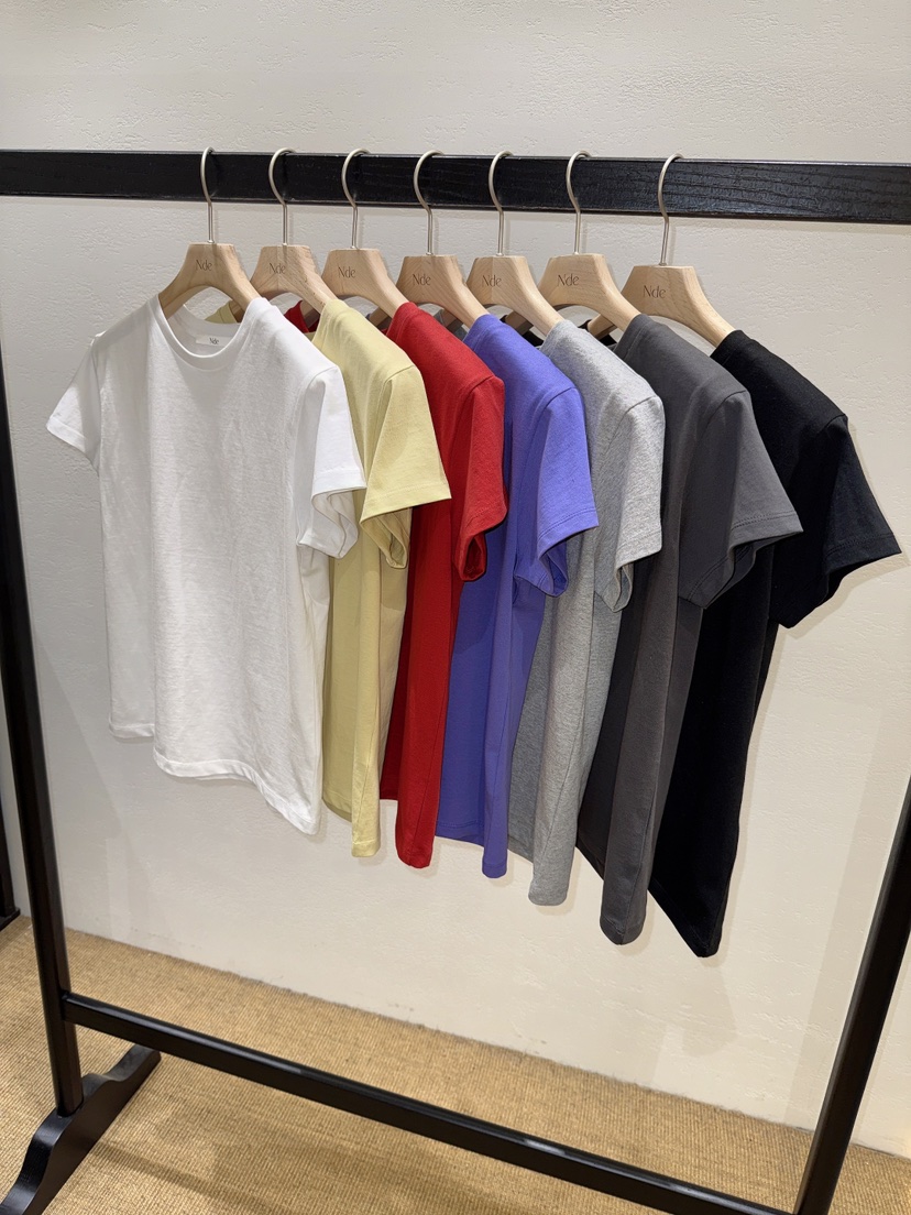 NDE韓國代購女士新款休閑時尚推薦真品26春夏人氣職業T恤BOHEME_NDET恤