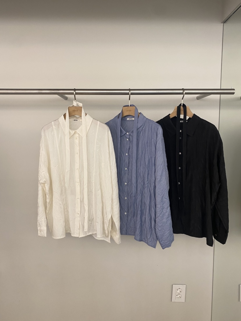 OP PER東大門直郵女裝新款休閑26春夏職業推薦襯衫蕾絲衫OPPER-simplebeige襯衫/蕾絲衫