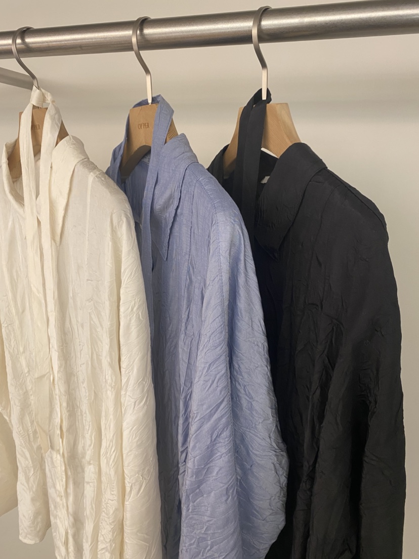 OP PER東大門直郵女裝新款休閑26春夏職業推薦襯衫蕾絲衫OPPER-simplebeige襯衫/蕾絲衫