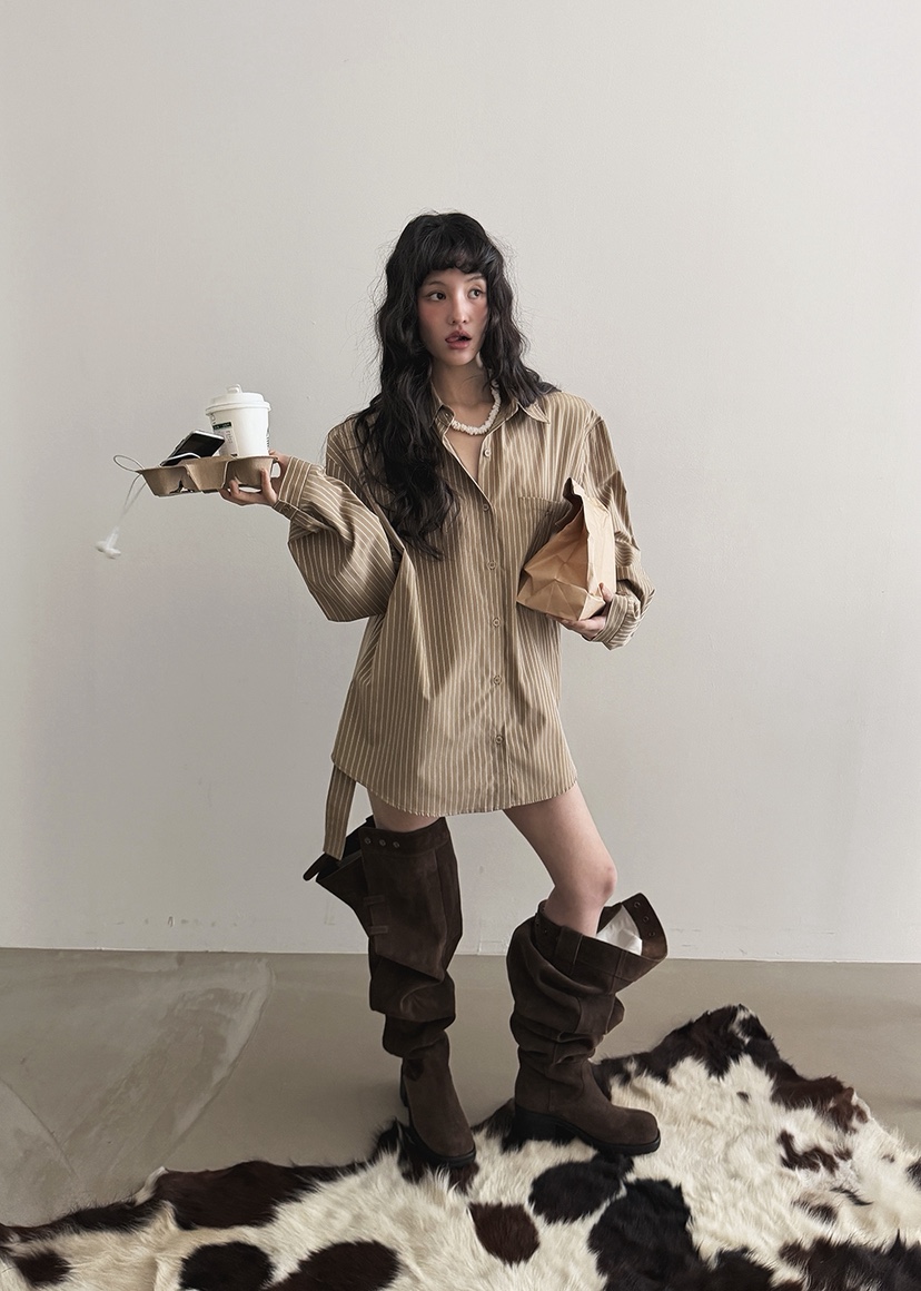 AMOOD東大門直郵女士新款推薦熱賣時尚真品人氣襯衫蕾絲衫AMOOD襯衫/蕾絲衫