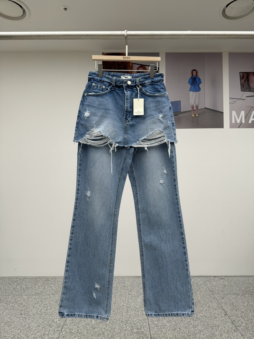 MADE-P韓國代購女士新品真品休閑26春夏時尚職業推薦裙褲MADE-P裙褲圖色1