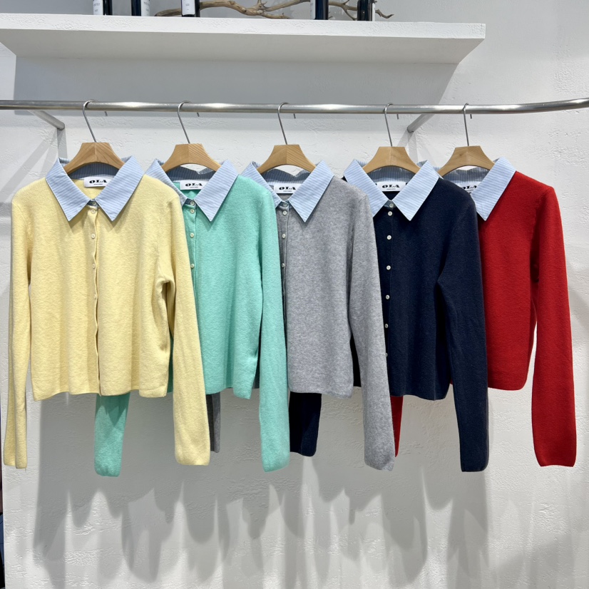 OLA東大門代購女裝新品人氣真品推薦26春夏熱賣時尚針織衫mellor/OLA針織衫