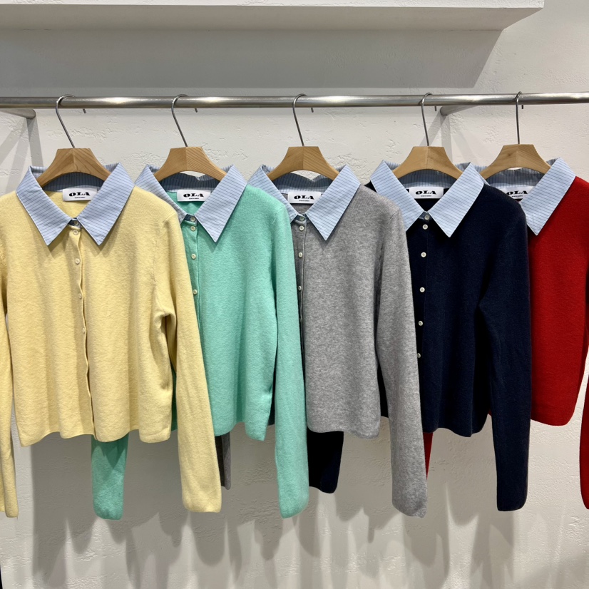 OLA東大門代購女裝新品人氣真品推薦26春夏熱賣時尚針織衫mellor/OLA針織衫