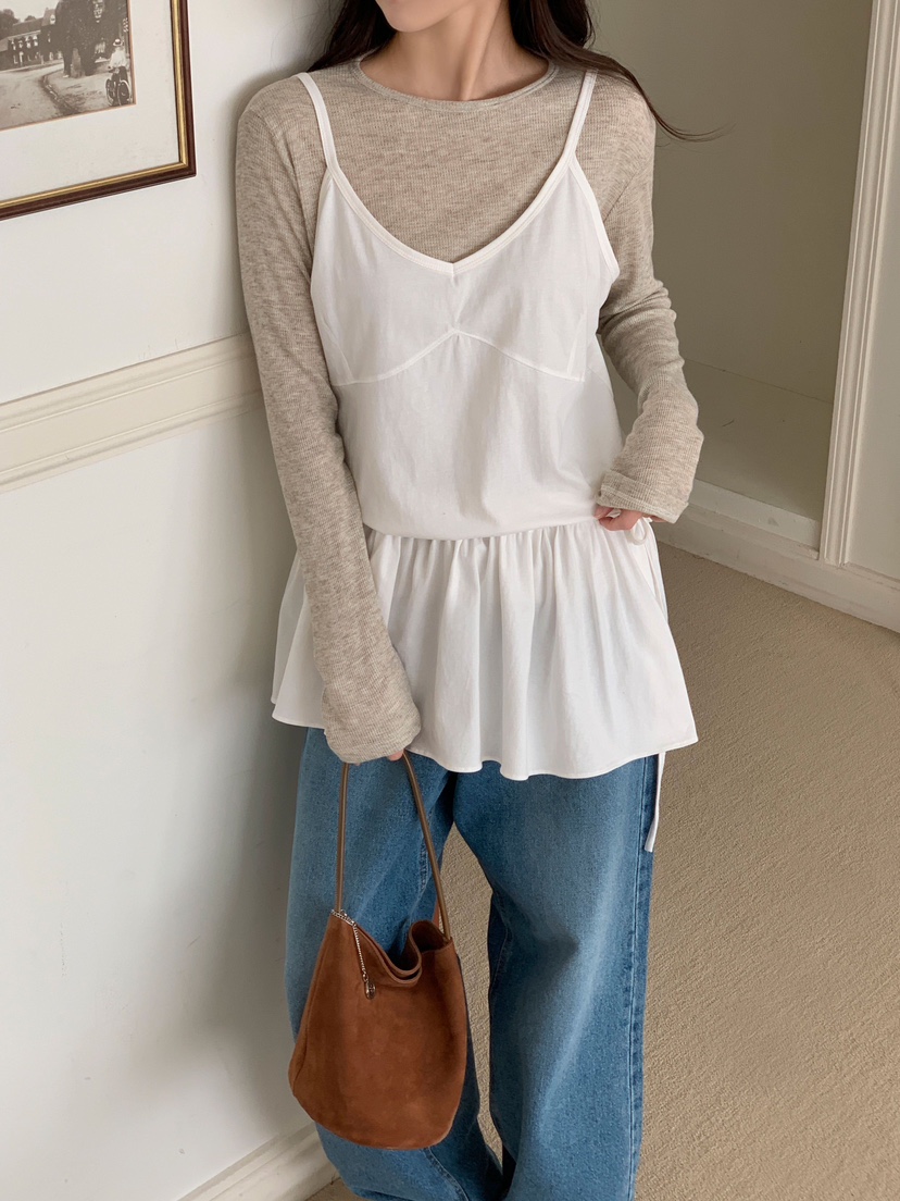 FORMSTUDIO韓國代購女裝新款熱賣26春夏職業休閑吊帶背心FORMSTUDIO吊帶/背心