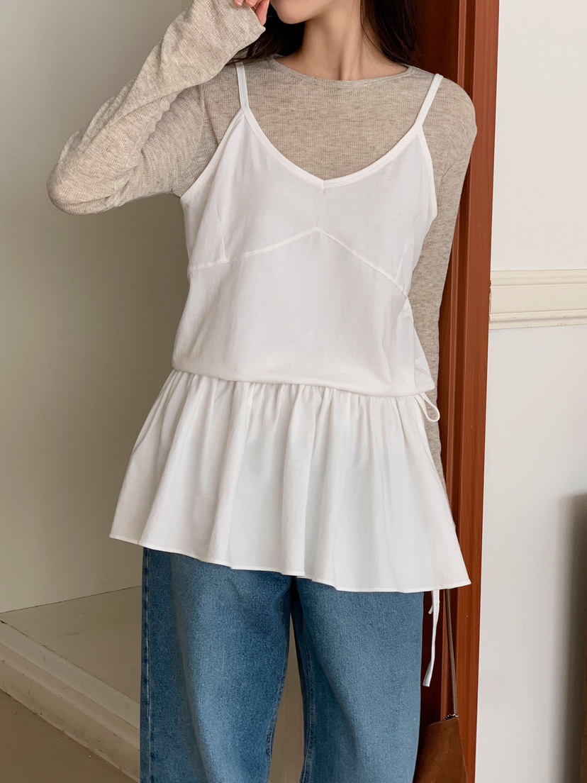 FORMSTUDIO韓國代購女裝新款熱賣26春夏職業休閑吊帶背心FORMSTUDIO吊帶/背心