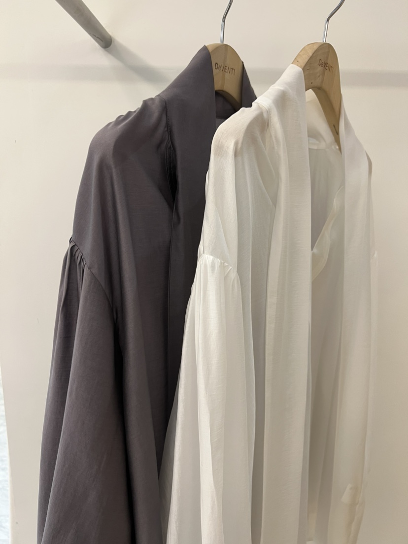 DE VENTI東大門直郵女士新款熱賣26春夏襯衫蕾絲衫圍巾緞面DE VENTI襯衫/蕾絲衫