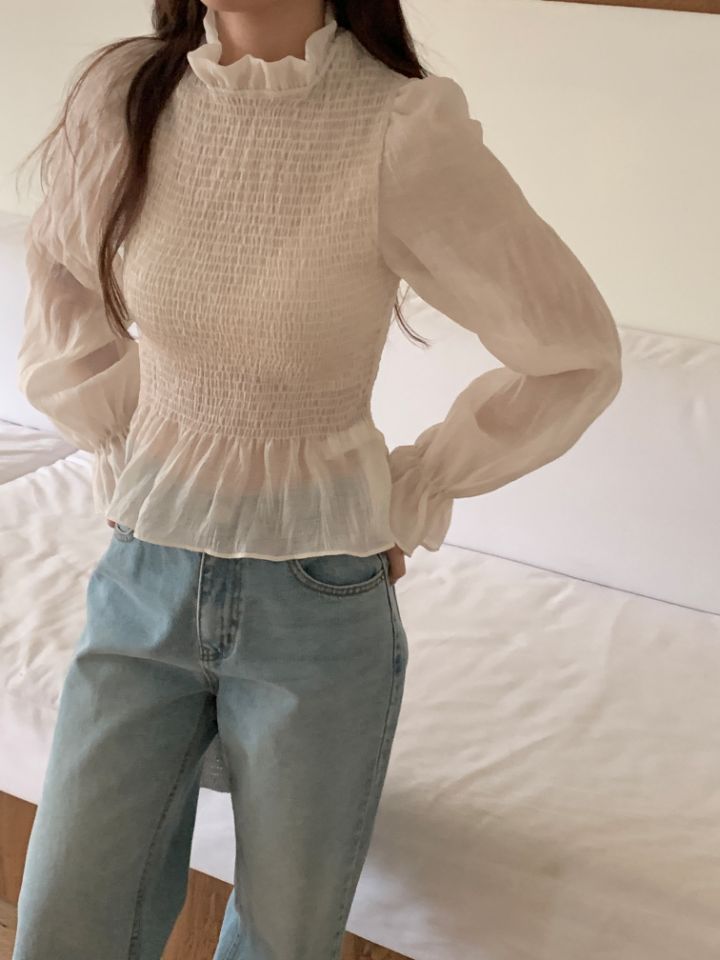 CRONG東大門代購女裝新品熱賣26春夏推薦休閑真品襯衫蕾絲衫CRONG襯衫/蕾絲衫