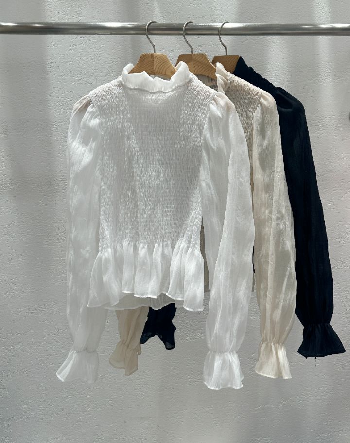 CRONG東大門代購女裝新品熱賣26春夏推薦休閑真品襯衫蕾絲衫CRONG襯衫/蕾絲衫圖色2左二色