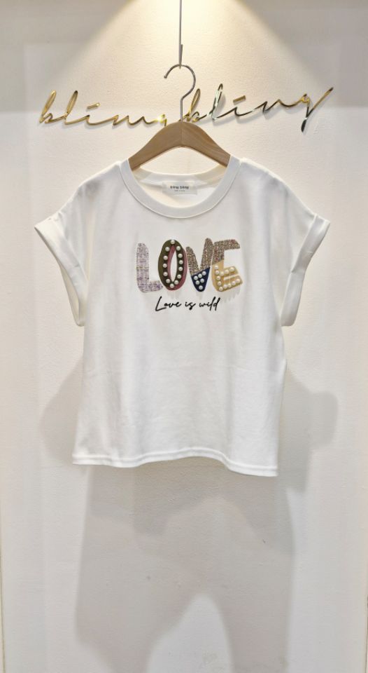 BLING BLING-S/RICO東大門直郵女裝新品熱賣職業人氣T恤BLING BLING-S/RICOT恤圖色1