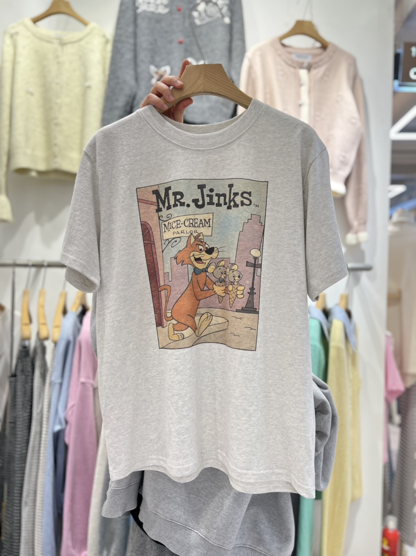 OLA東大門直郵女士新款休閑26春夏推薦熱賣真品時尚職業T恤mellor/OLAT恤圖色2