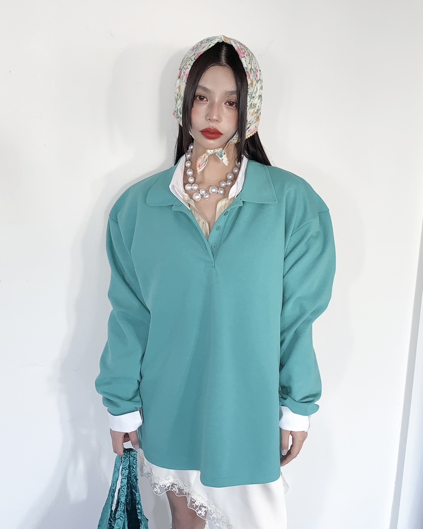 LIVE AID-P東大門實拍女士新品休閑職業時尚推薦長袖T恤LIVE AID-P長袖T恤