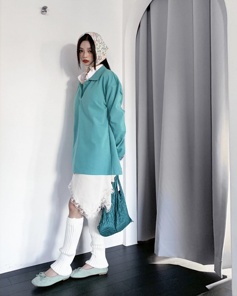 LIVE AID-P東大門實拍女士新品休閑職業時尚推薦長袖T恤LIVE AID-P長袖T恤