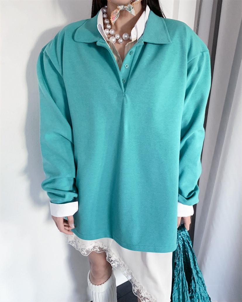 LIVE AID-P東大門實拍女士新品休閑職業時尚推薦長袖T恤LIVE AID-P長袖T恤