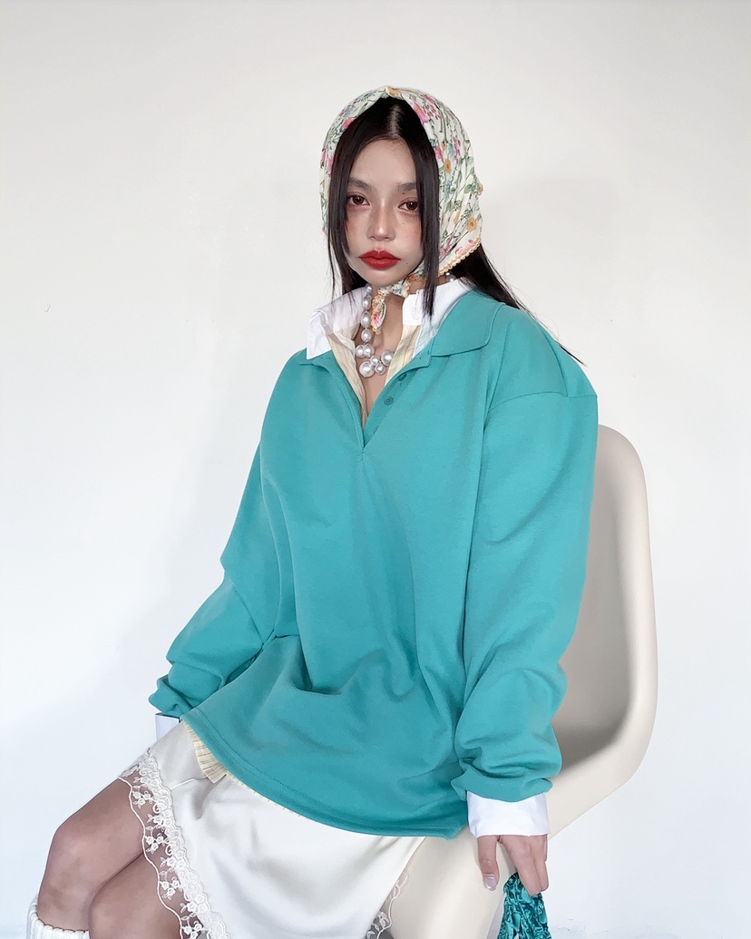 LIVE AID-P東大門實拍女士新品休閑職業時尚推薦長袖T恤LIVE AID-P長袖T恤