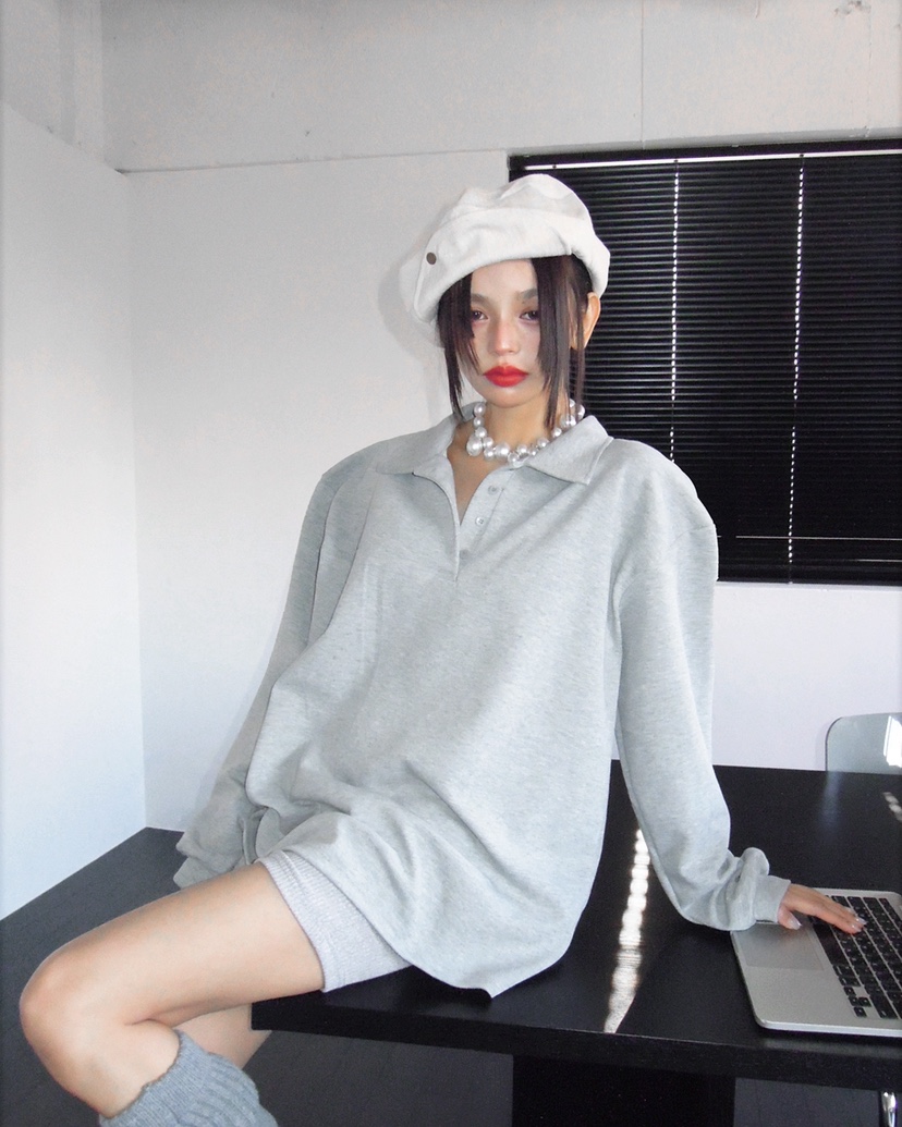 LIVE AID-P東大門實拍女士新品休閑職業時尚推薦長袖T恤LIVE AID-P長袖T恤