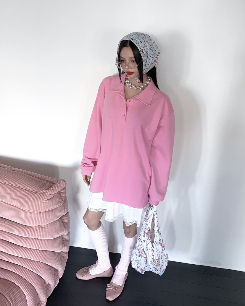 LIVE AID-P東大門實拍女士新品休閑職業時尚推薦長袖T恤LIVE AID-P長袖T恤