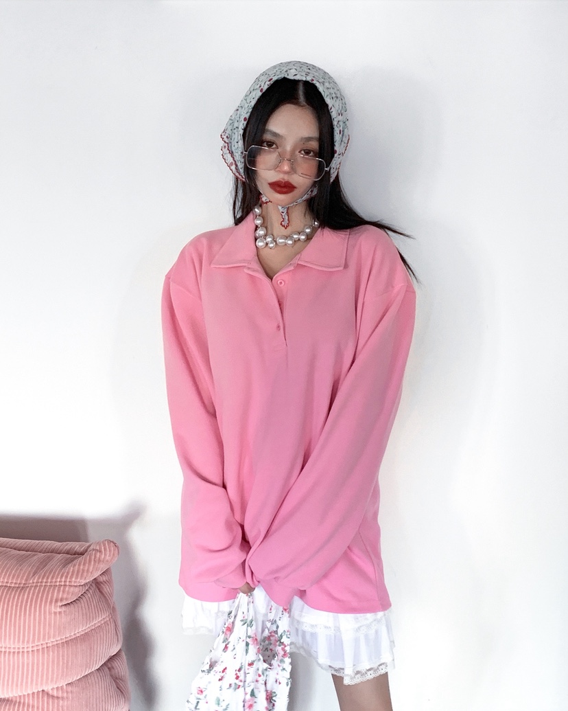 LIVE AID-P東大門實拍女士新品休閑職業時尚推薦長袖T恤LIVE AID-P長袖T恤