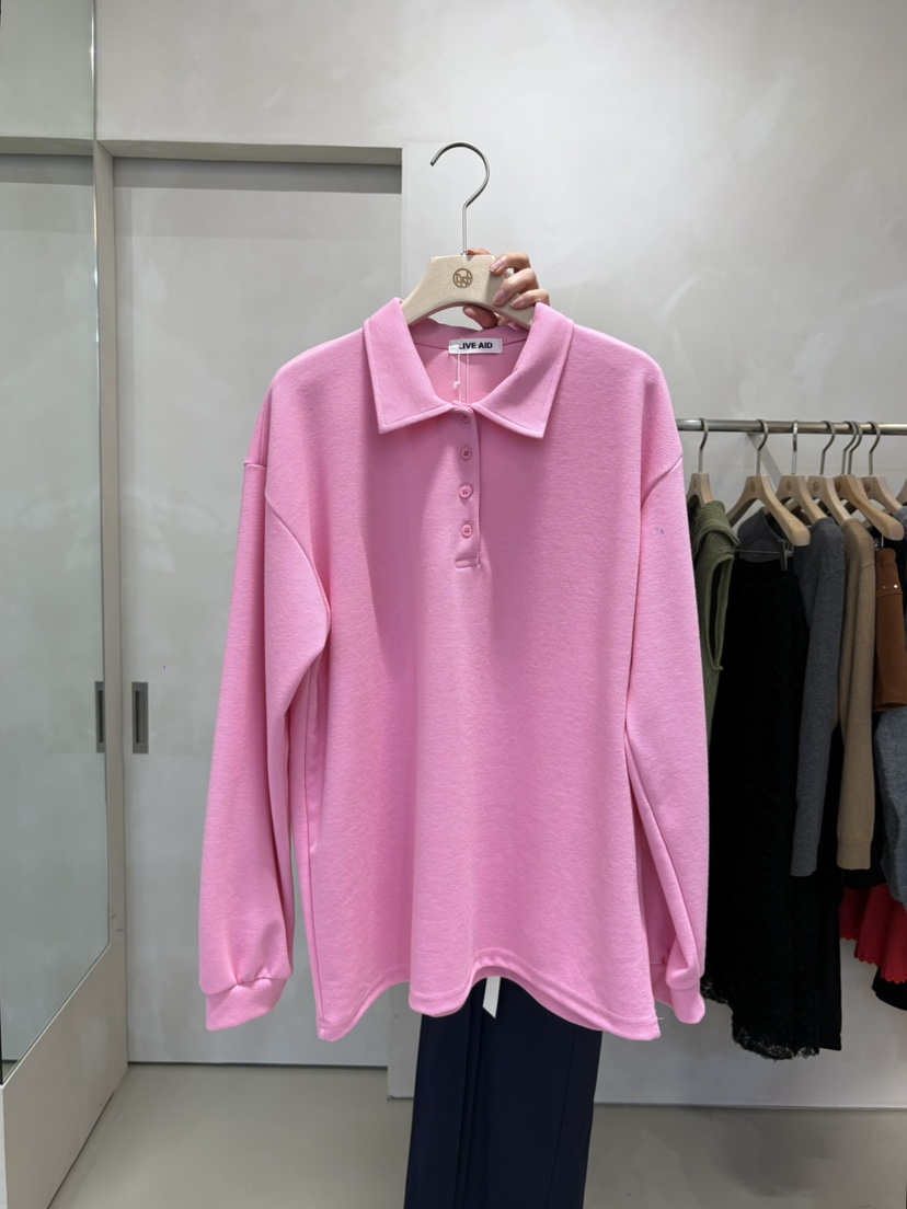 LIVE AID-P東大門實拍女士新品休閑職業時尚推薦長袖T恤LIVE AID-P長袖T恤圖色1