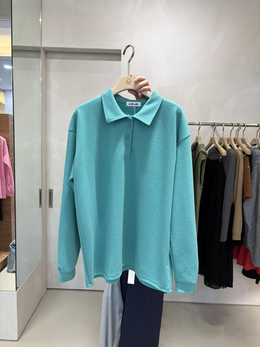 LIVE AID-P東大門實拍女士新品休閑職業時尚推薦長袖T恤LIVE AID-P長袖T恤圖色2