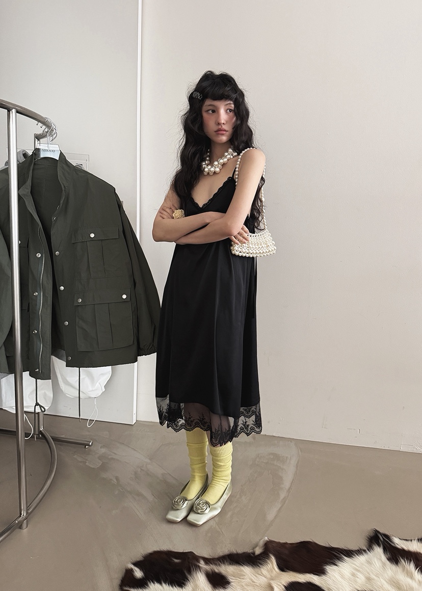 AMOOD韓國直郵女士新款推薦休閑人氣職業時尚26春夏連衣裙AMOOD連衣裙