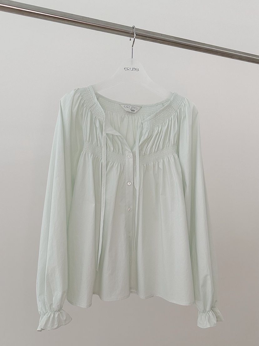 ERUME韓國代購女裝新款真品推薦熱賣職業26春夏襯衫蕾絲衫ERUME襯衫/蕾絲衫