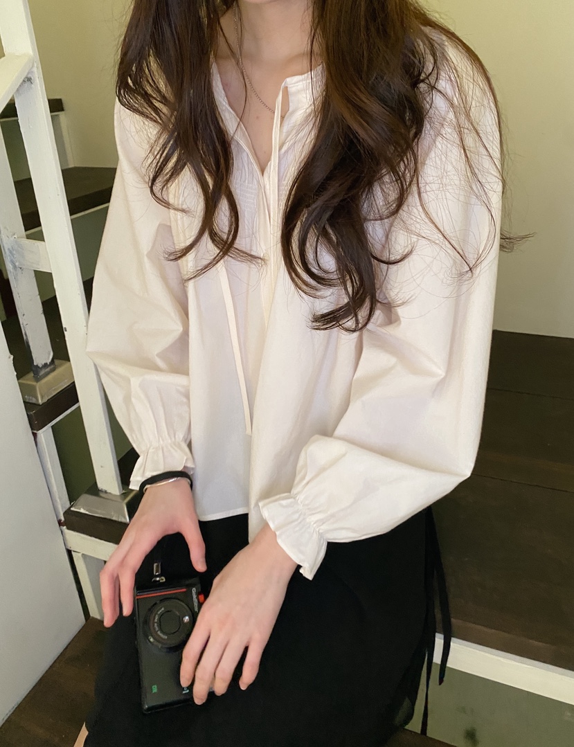 ERUME韓國代購女裝新款真品推薦熱賣職業26春夏襯衫蕾絲衫ERUME襯衫/蕾絲衫