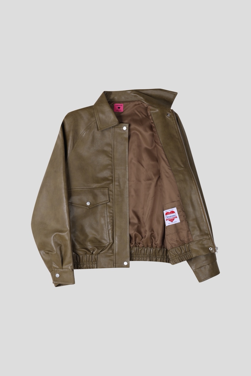 OURWAVE/OUR ROOM東大門代購女士新款休閑職業真品皮衣Our Wave/Our Room皮衣