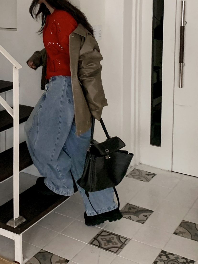 OURWAVE/OUR ROOM東大門代購女士新款休閑職業真品皮衣Our Wave/Our Room皮衣