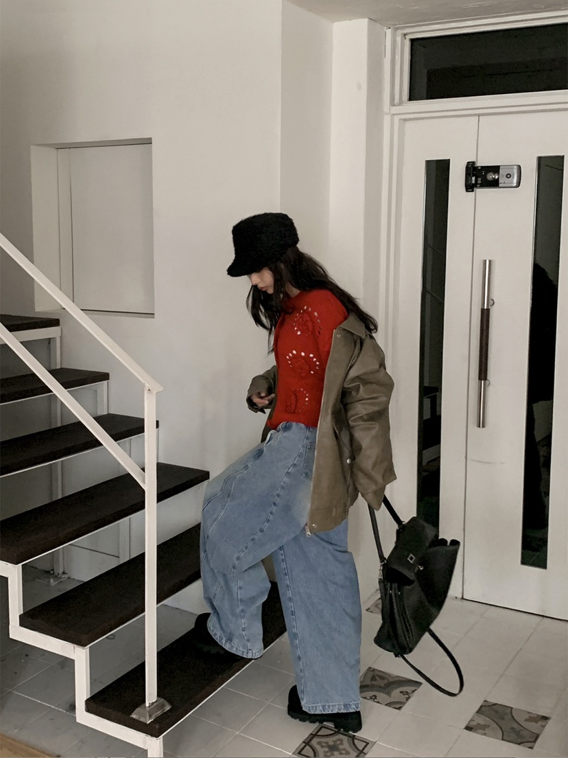 OURWAVE/OUR ROOM東大門代購女士新款休閑職業真品皮衣Our Wave/Our Room皮衣