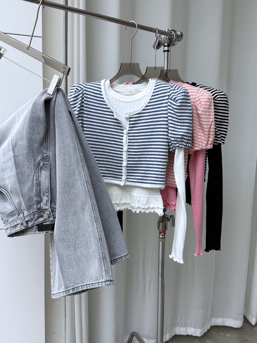 AB韓國代購女裝新品推薦真品26春夏人氣熱賣時尚職業T恤開衫ABT恤