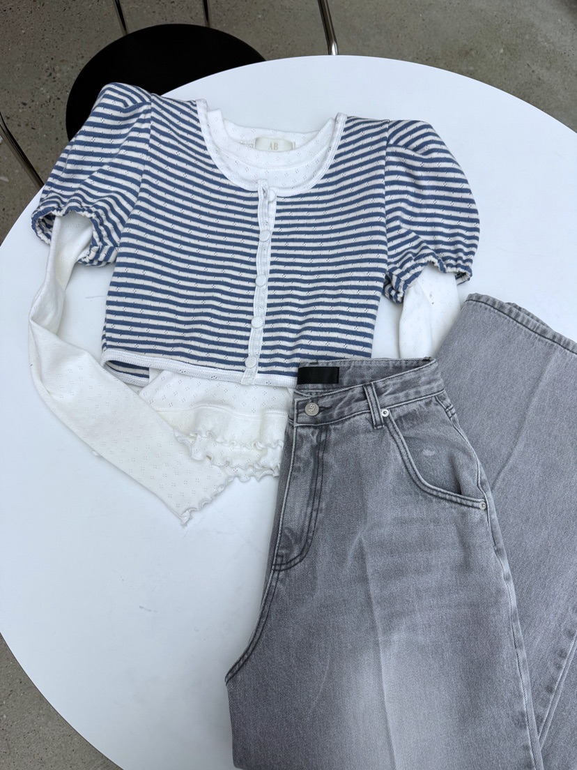 AB韓國代購女裝新品推薦真品26春夏人氣熱賣時尚職業T恤開衫ABT恤