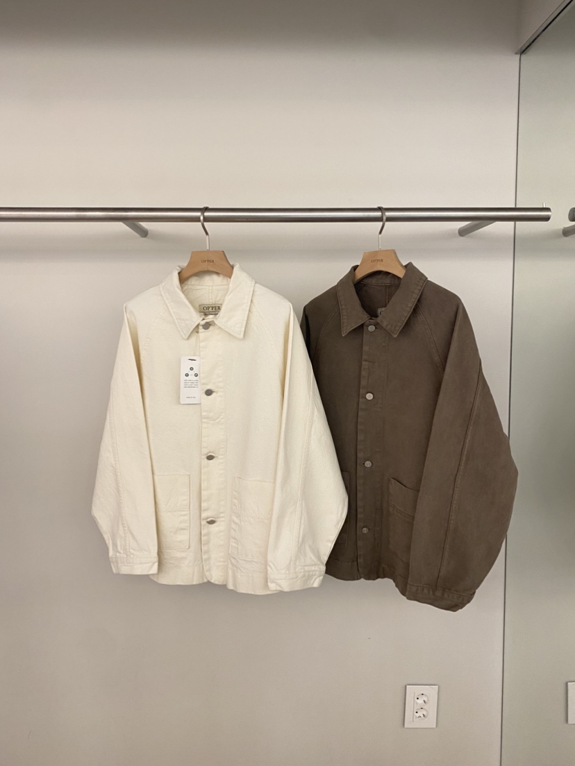 OP PER東大門實拍女裝新品熱賣時尚26春夏休閑職業人氣夾克OPPER-simplebeige夾克