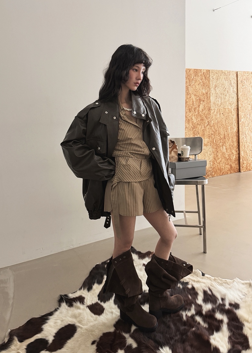 AMOOD韓國代購女裝新品時尚真品熱賣推薦人氣職業休閑短褲AMOOD短褲