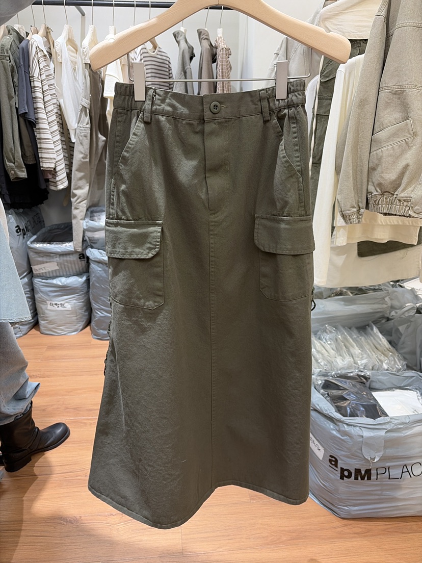 JADEMARKET韓國直郵女士新款熱賣休閑推薦人氣真品26春夏長裙JADE MARKET長裙圖色1