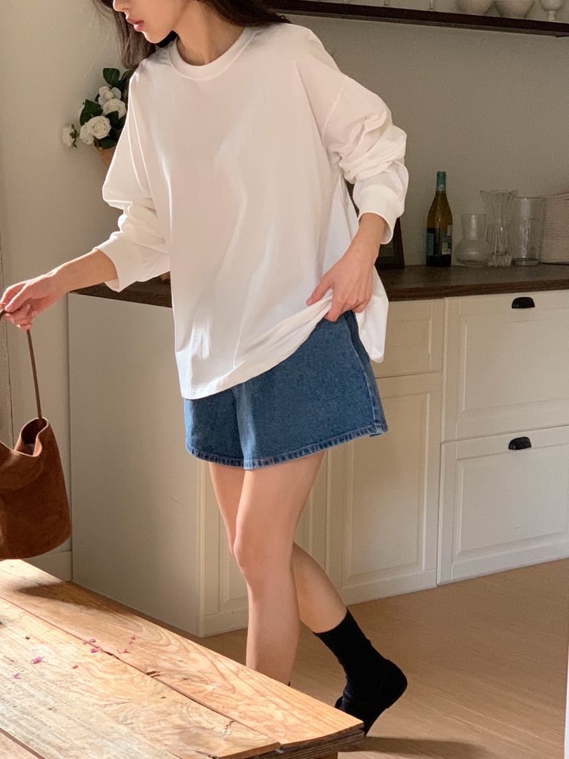 FORMSTUDIO韓國代購女裝新品26春夏熱賣推薦長袖T恤喇叭形FORMSTUDIO長袖T恤