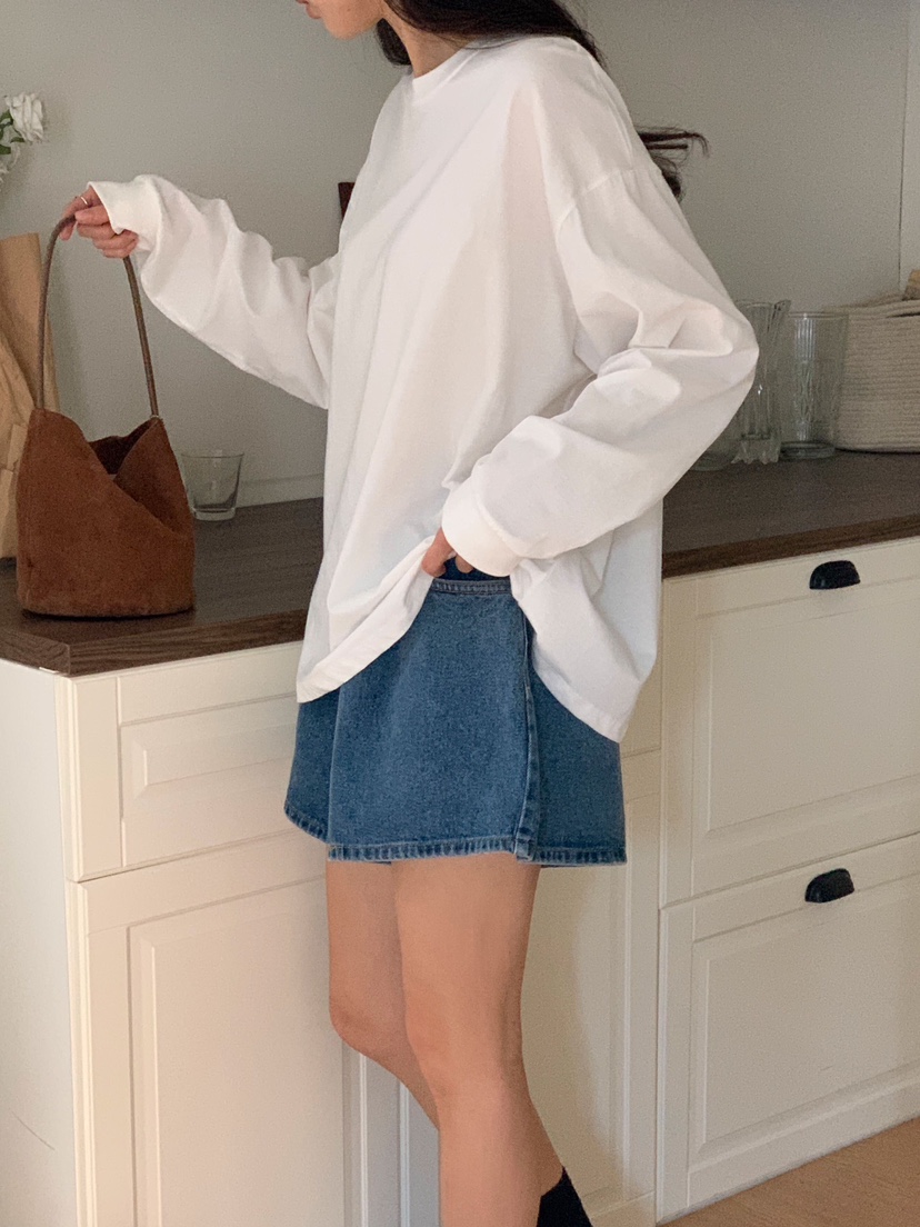 FORMSTUDIO韓國代購女裝新品26春夏熱賣推薦長袖T恤喇叭形FORMSTUDIO長袖T恤