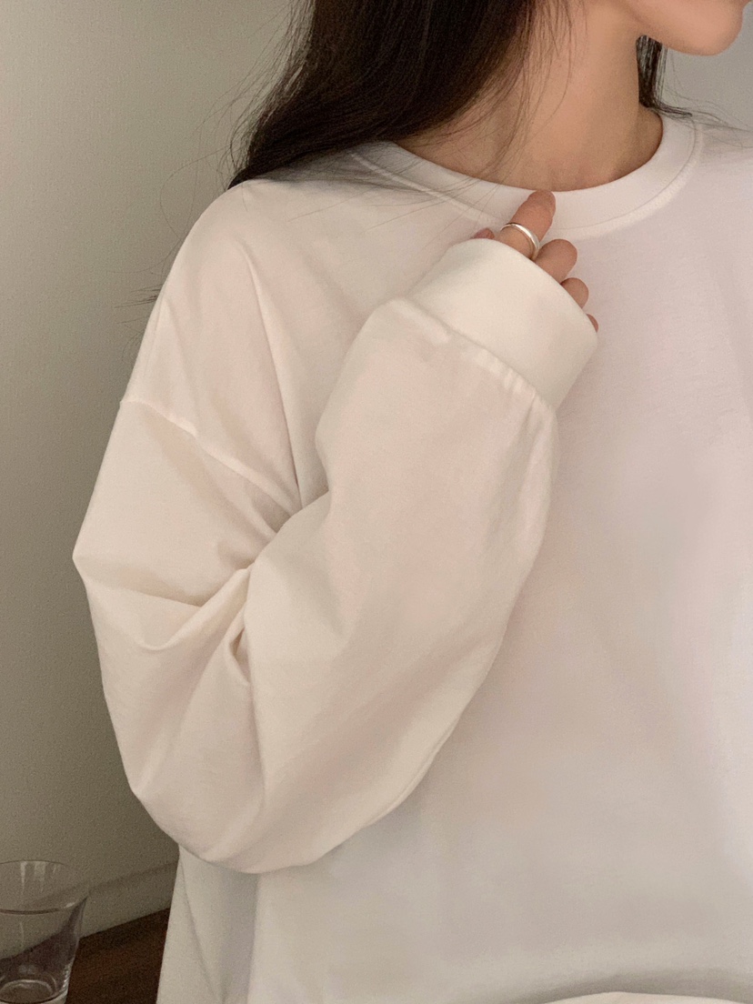 FORMSTUDIO韓國代購女裝新品26春夏熱賣推薦長袖T恤喇叭形FORMSTUDIO長袖T恤