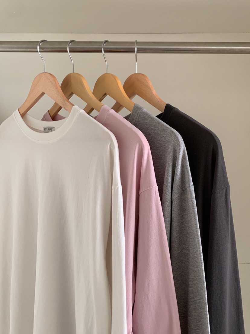 FORMSTUDIO韓國代購女裝新品26春夏熱賣推薦長袖T恤喇叭形FORMSTUDIO長袖T恤