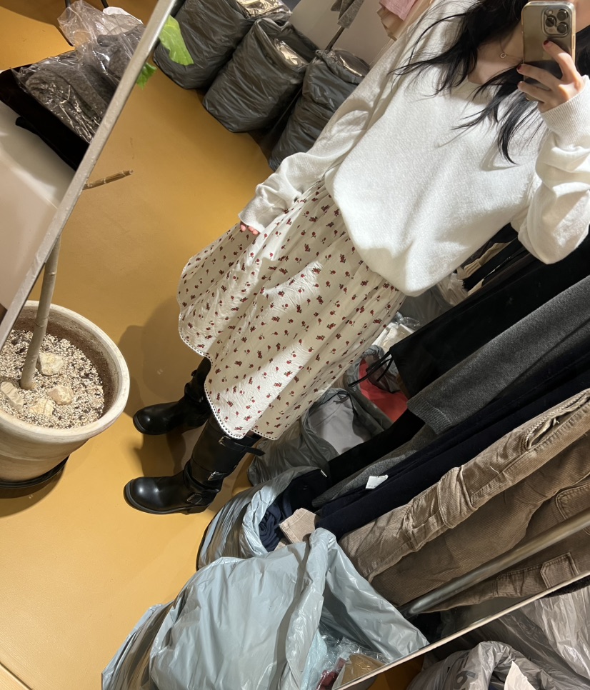 DE VENTI韓國代購女裝新品推薦休閑26春夏時尚半身裙中短裙DE VENTI半身裙/中短裙