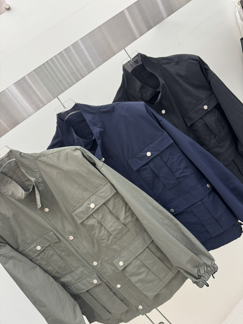 AMOOD韓國代購女士新品時尚26春夏推薦熱賣人氣職業真品夾克AMOOD夾克