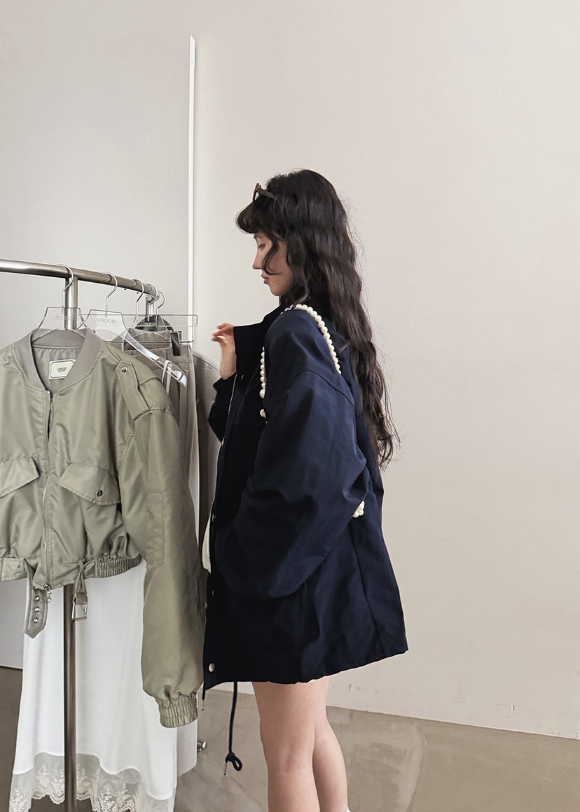 AMOOD韓國代購女士新品時尚26春夏推薦熱賣人氣職業真品夾克AMOOD夾克
