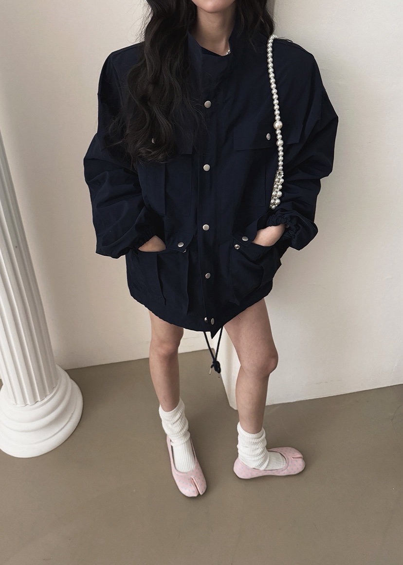 AMOOD韓國代購女士新品時尚26春夏推薦熱賣人氣職業真品夾克AMOOD夾克