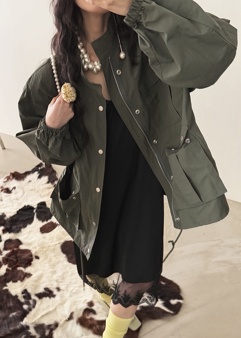 AMOOD韓國代購女士新品時尚26春夏推薦熱賣人氣職業真品夾克AMOOD夾克