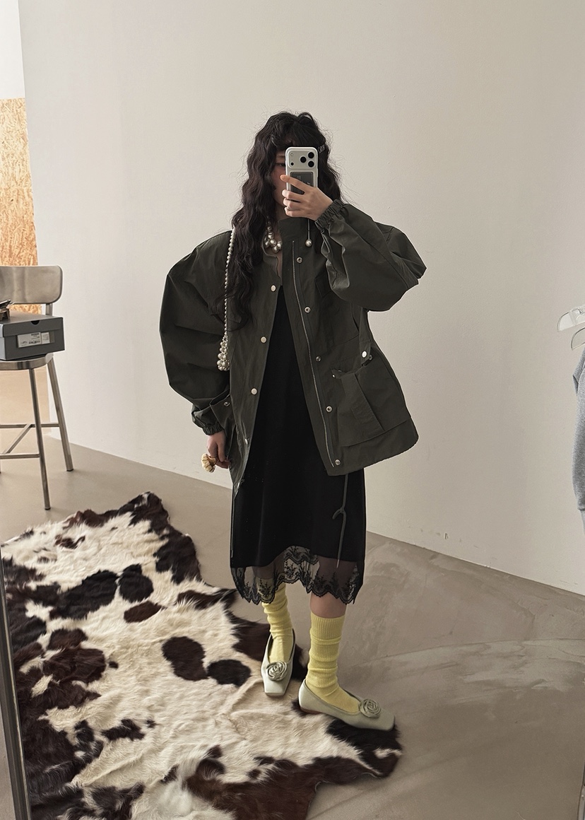 AMOOD韓國代購女士新品時尚26春夏推薦熱賣人氣職業真品夾克AMOOD夾克