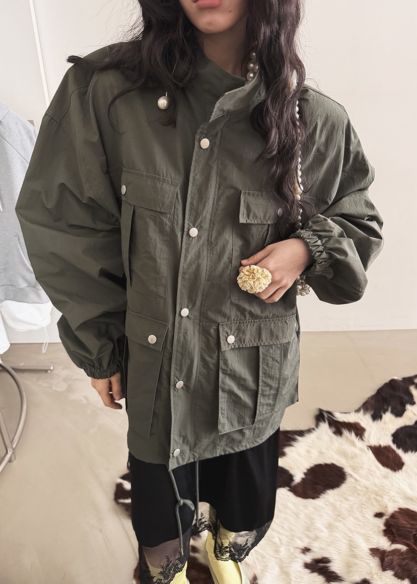 AMOOD韓國代購女士新品時尚26春夏推薦熱賣人氣職業真品夾克AMOOD夾克