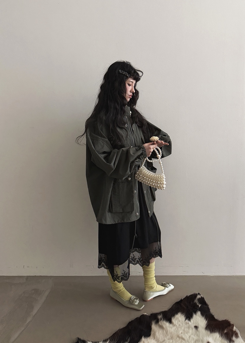 AMOOD韓國代購女士新品時尚26春夏推薦熱賣人氣職業真品夾克AMOOD夾克